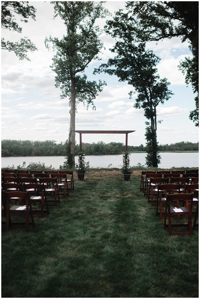 Upper Shirley Vineyard outdoor ceremony location